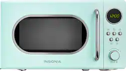 Insignia™ - 0.7 Cu. Ft. Retro Compact Microwave - Mint - Alt_View_Zoom_11