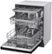 Alt View Zoom 11. LG - 24" Front Control Smart Built-In Stainless Steel Tub Dishwasher with 3rd Rack, QuadWash, and 48dba - Black.
