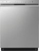 LG - 24" Front Control Smart Built-In Stainless Steel Tub Dishwasher with 3rd Rack, Quadwash, and 48dba - PrintProof Stainless steel
