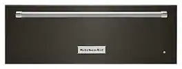 KitchenAid - 30" Warming Drawer with Slow Cook Warming and PrintShield Finish - Black Stainless Steel