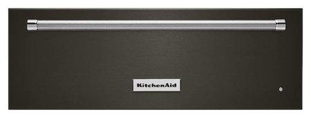 KitchenAid - 30" Warming Drawer with Slow Cook Warming and PrintShield Finish - Black Stainless Steel