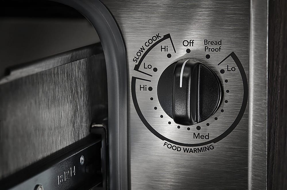 Alt View 18. KitchenAid - 30" Warming Drawer with Slow Cook Warming and PrintShield Finish - Black Stainless steel.
