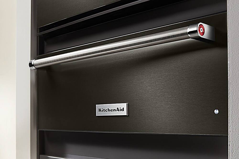Alt View 26. KitchenAid - 30" Warming Drawer with Slow Cook Warming and PrintShield Finish - Black Stainless steel.