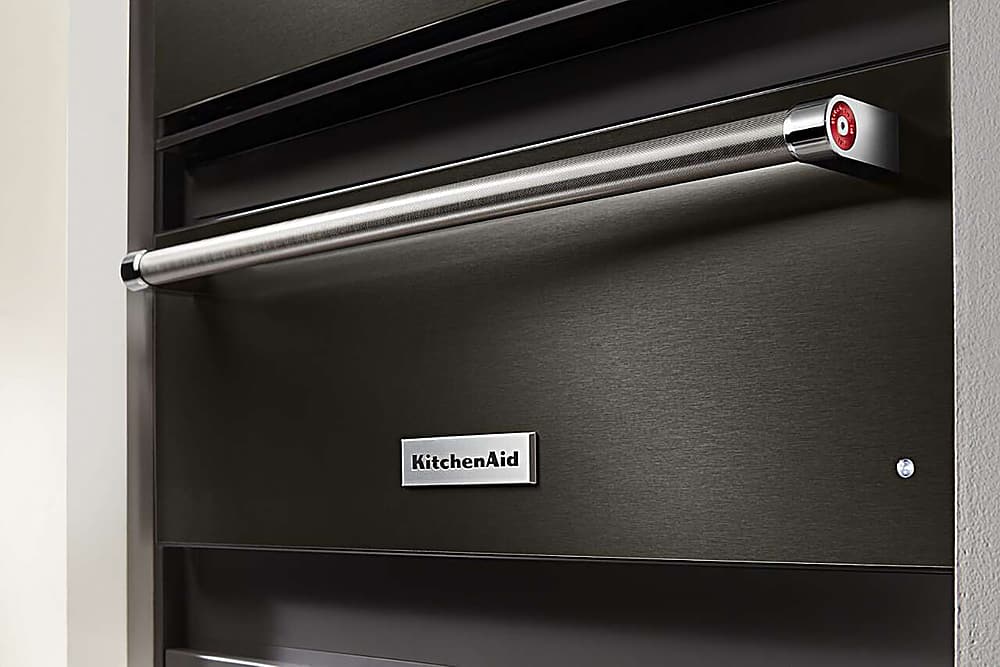 Alt View 26. KitchenAid - 27" Warming Drawer with Slow Cook Warming and PrintShield Finish - Black Stainless steel.
