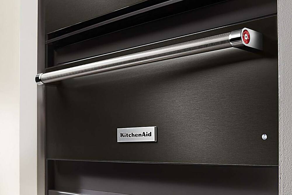 Alt View 26. KitchenAid - 27" Warming Drawer with Slow Cook Warming and PrintShield Finish - Black Stainless steel.