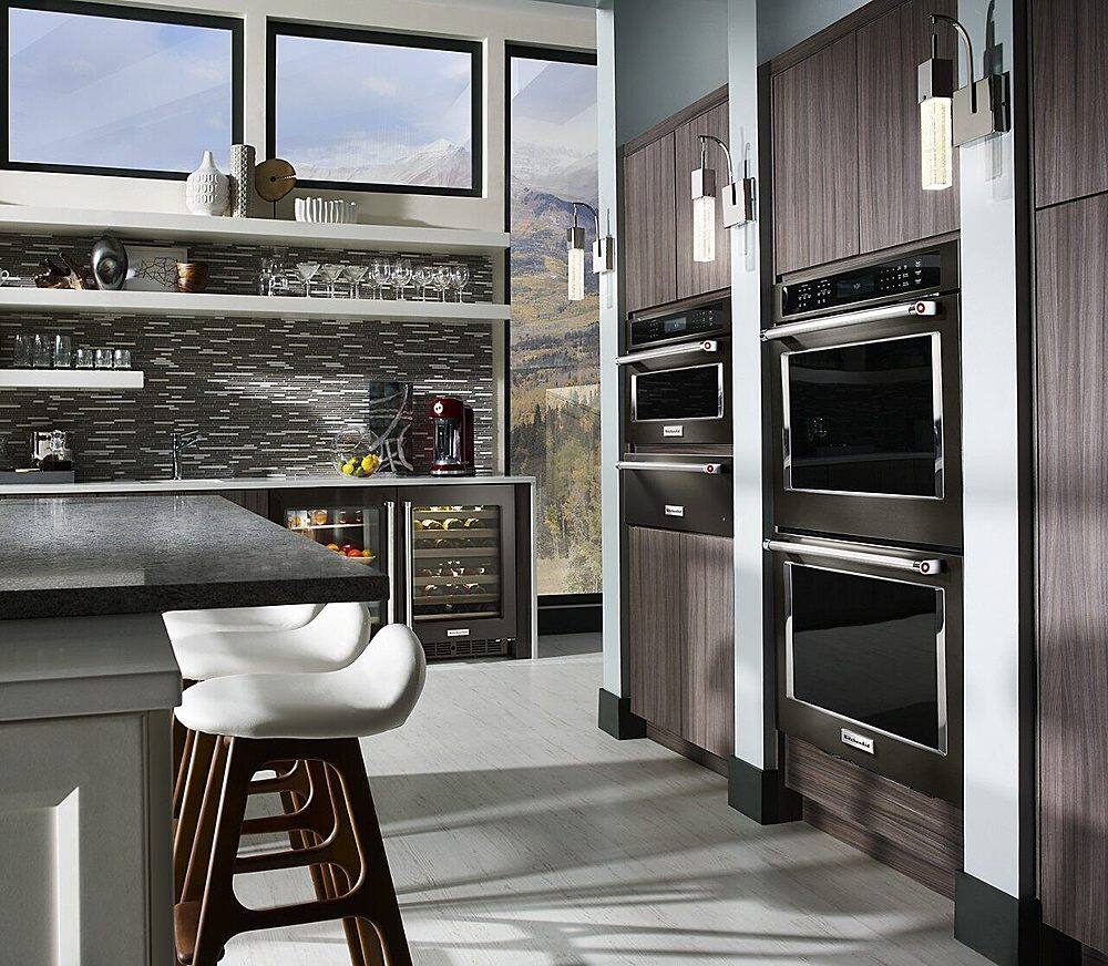 Alt View 29. KitchenAid - 27" Warming Drawer with Slow Cook Warming and PrintShield Finish - Black Stainless steel.