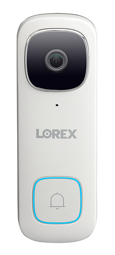 Lorex - 2K Wi-Fi Video Doorbell with Person Detection (Wired)