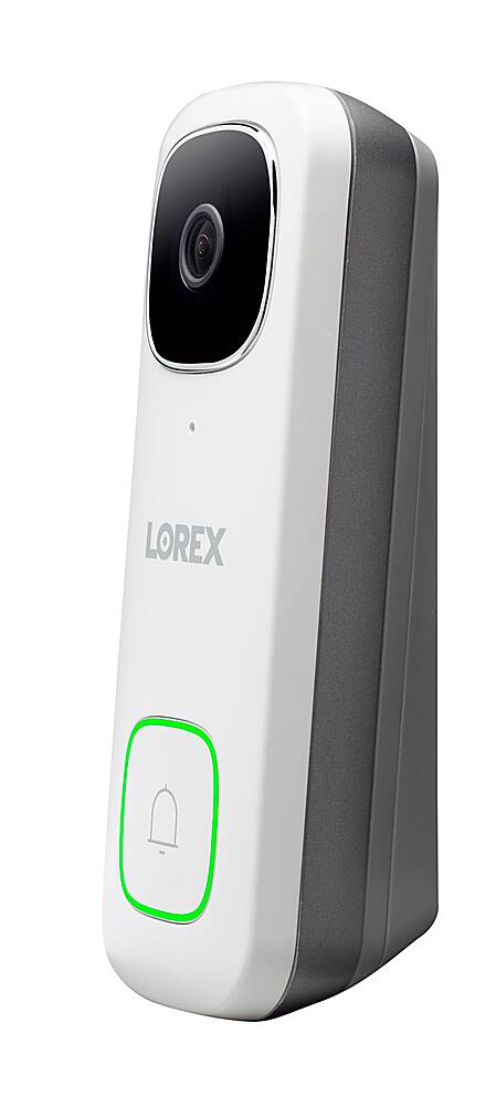 Alt View 11. Lorex - 2K Wi-Fi Video Doorbell with Person Detection (Wired).