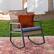 Alt View 13. Walker Edison - Modern Wicker Deep Seated Rocking Chair - Beige Grey.