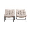 Walker Edison - Papasan Wicker Patio Chairs with Cushion - Natural