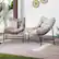Alt View 13. Walker Edison - Papasan Wicker Patio Chairs with Cushion - Natural.