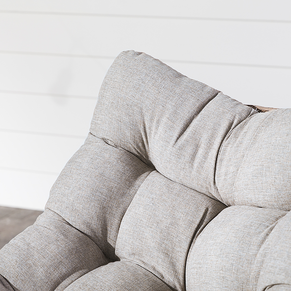 Alt View 20. Walker Edison - Papasan Wicker Patio Chairs with Cushion - Natural.