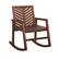Left. Walker Edison - Windsor Rocking Chair - Dark Brown.