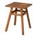 Angle. Walker Edison - Windsor Acacia Wood Outdoor Side Table - Brown.