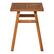 Front. Walker Edison - Windsor Acacia Wood Outdoor Side Table - Brown.