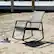 Alt View 13. Walker Edison - Modern Wicker Deep Seated Rocking Chair - Grey.