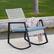 Alt View 13. Walker Edison - Modern Wicker Deep Seated Rocking Chair - Grey Blue.