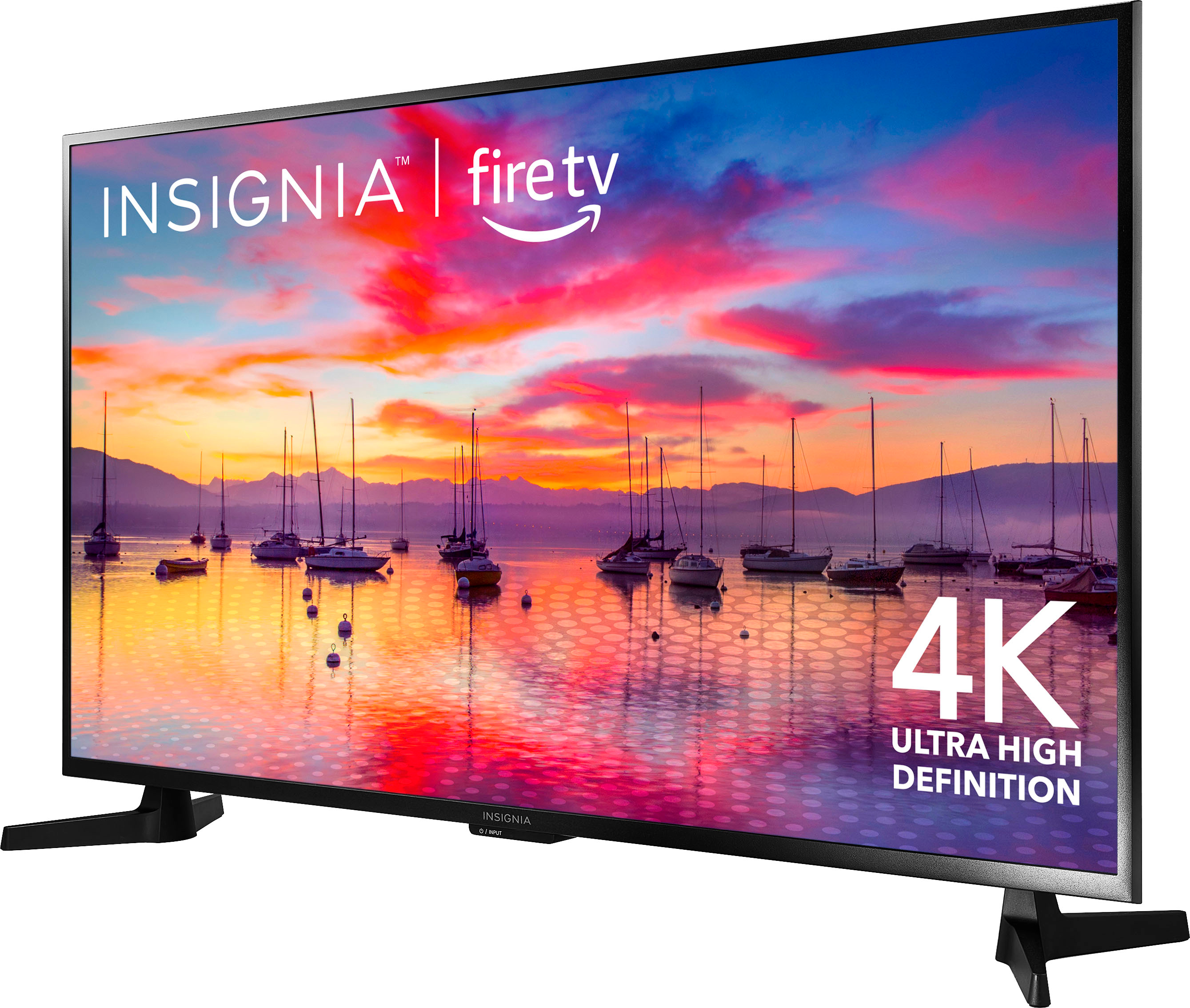 Left View: Insignia™ - 43" Class F30 Series LED 4K UHD Smart Fire TV