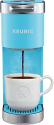 Keurig - K-Mini Plus Single Serve K-Cup Pod Coffee Maker - Cool Aqua - Angle_Zoom