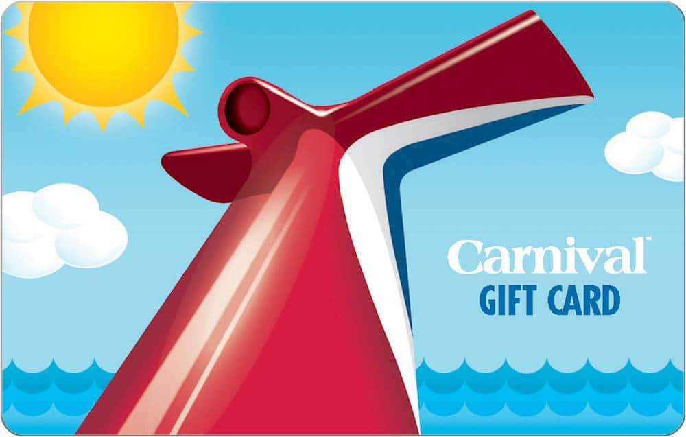 Carnival Cruise Line 100 Gift Card [Digital] CARNIVAL CRUISE LINE 100