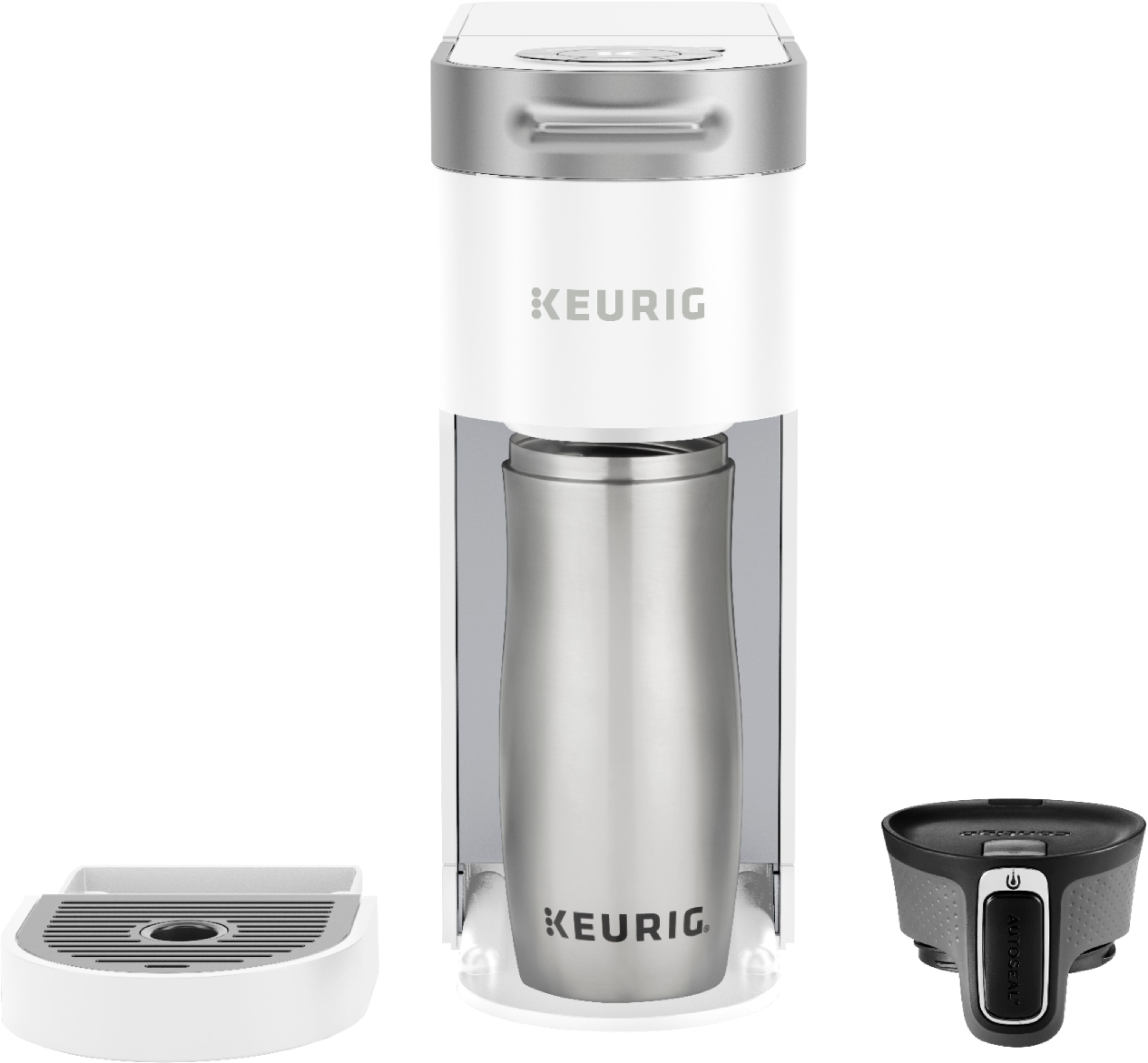 Best Buy: Keurig K-Slim Single-Serve K-Cup Pod Coffee Maker White 