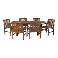 laurel oaks 7 piece brown steel outdoor patio dining set Best Buy