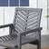 Alt View 18. Walker Edison - 5-Piece Windsor Acacia Wood Extendable Patio Dining Set - Grey Wash.