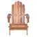 Front. Walker Edison - Cypress Acacia Wood Adirondack Chair - Brown.