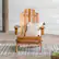 Alt View 12. Walker Edison - Cypress Acacia Wood Adirondack Chair - Brown.