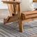 Alt View 20. Walker Edison - Cypress Acacia Wood Adirondack Chair - Brown.