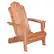 Left. Walker Edison - Cypress Acacia Wood Adirondack Chair - Brown.