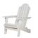 Angle. Walker Edison - Everest Acacia Wood Adirondack Chair - White Wash.