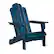 Left. Walker Edison - Everest Acacia Wood Adirondack Chair - Blue.
