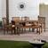 Alt View 12. Walker Edison - 6-Piece Everest Patio Dining Set - Dark Brown.