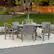 Alt View 11. Walker Edison - 7-Piece Windsor Extendable Patio Dining Set - Grey Wash.