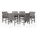Angle. Walker Edison - 7-Piece Windsor Patio Dining Set - Grey Wash.