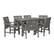 Alt View 22. Walker Edison - 7-Piece Windsor Patio Dining Set - Grey Wash.