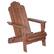 Left. Walker Edison - Cypress Acacia Wood Adirondack Chair - Dark Brown.