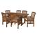 Angle. Walker Edison - 7-Piece Cypress Patio Dining Set - Dark Brown.