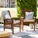 Alt View 13. Walker Edison - Cypress Acacia Wood Patio Chairs, Set of 2 - Dark Brown.