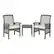 Angle. Walker Edison - 3-Piece Cypress Chat Set - Grey Wash.