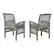 Alt View 24. Walker Edison - Cypress Acacia Wood Patio Chairs, Set of 2 - Grey Wash.