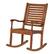 Angle. Walker Edison - Cypress Deep Seated Rocking Chair - Brown.