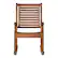 Front. Walker Edison - Cypress Deep Seated Rocking Chair - Brown.