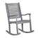 Front. Walker Edison - Cypress Deep Seated Rocking Chair - Grey Wash.