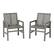 Front. Walker Edison - Windsor Acacia Wood Patio Chairs, Set of 2 - Grey Wash.