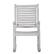 Angle. Walker Edison - Cypress Deep Seated Rocking Chair - White Wash.