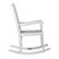 Left. Walker Edison - Cypress Deep Seated Rocking Chair - White Wash.