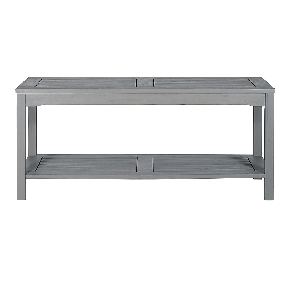 grey wash wood coffee table