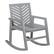 Front. Walker Edison - Windsor Rocking Chair - Grey Wash.
